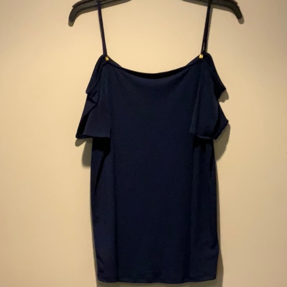 Michael Kors Navy Blue Blouse